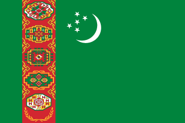 Flag of Turkmenistan